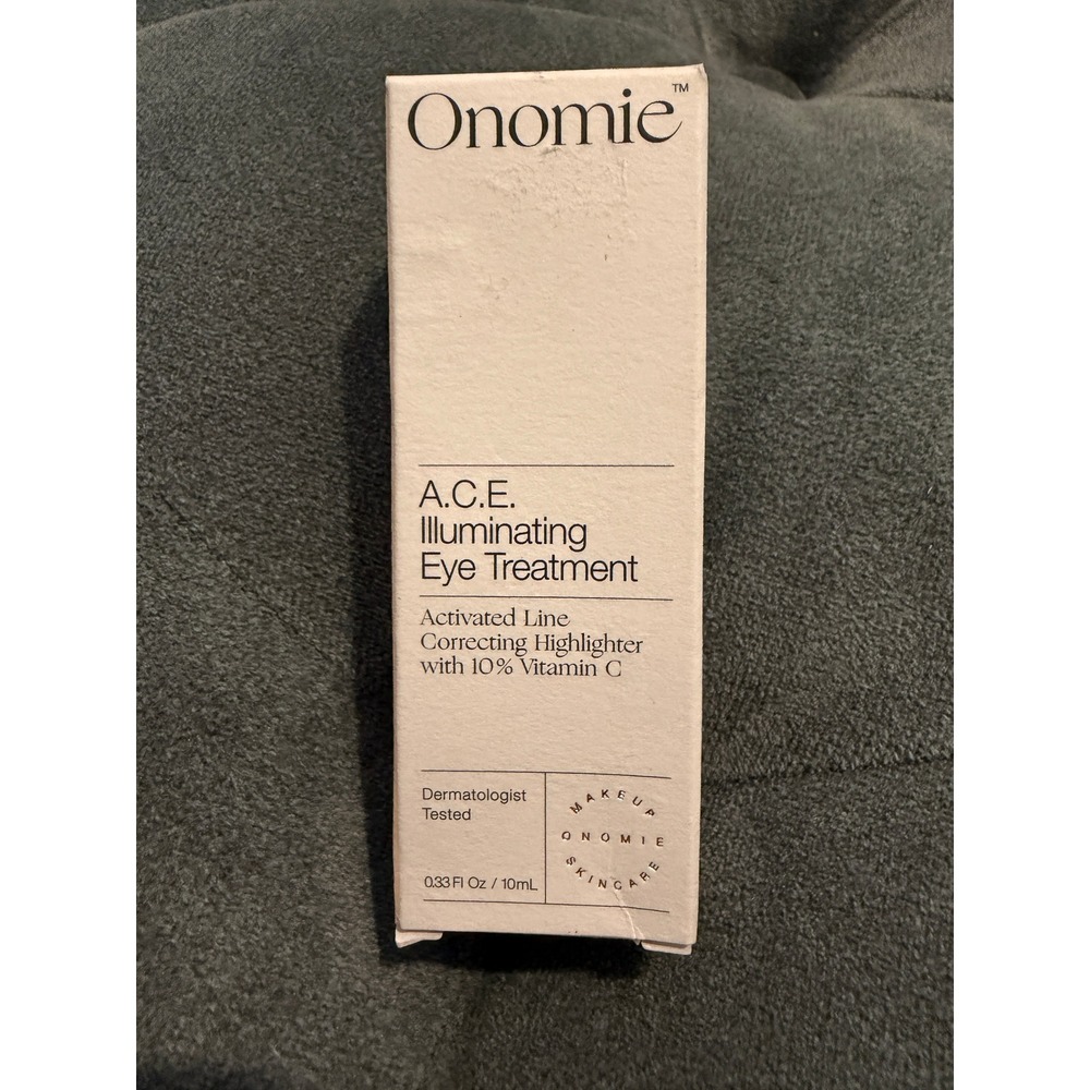 Onomie ACE Illuminating Eye Treatment 10% Vitamin C Shade 1 Lovelace 0.33oz NIB